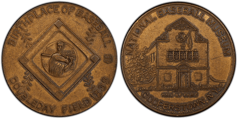 No Date Token TC-482234 Copper 32mm National Baseball Museum