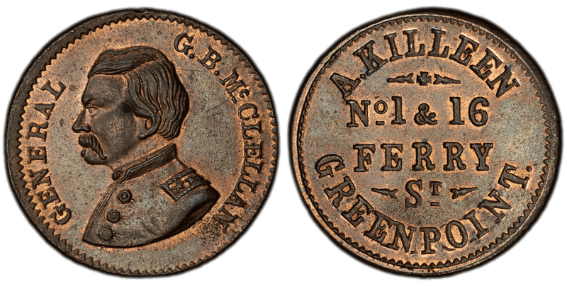 (No Date) Civil War Store Card F-330-A3A, A NY