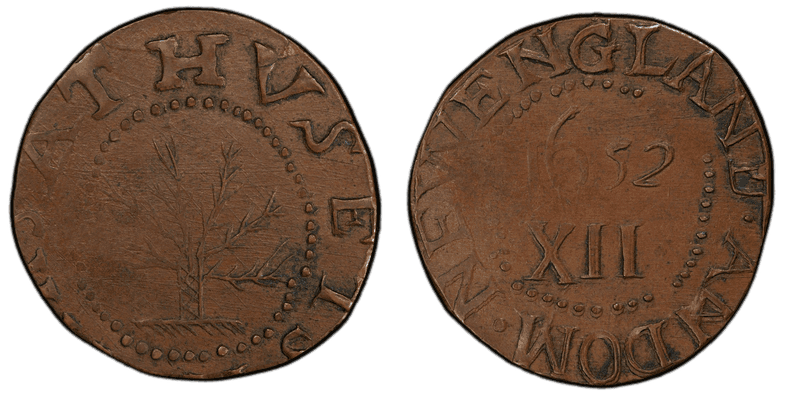 "1652" Shilling Oak Tree - Copper Wyatt Copy Noe-2