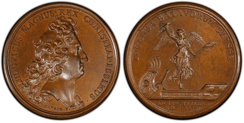 (1677) Bronze Medal Betts-52, Victory at Tobago