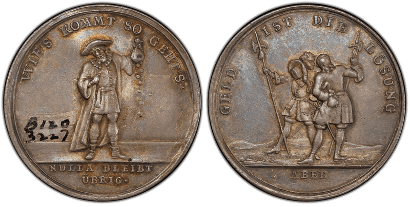 (1720) Silver Medal Betts-120, Money's the Thing