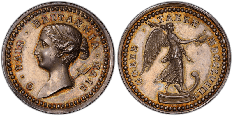(1758) Medal MI-691/415 Goree Taken, Silver