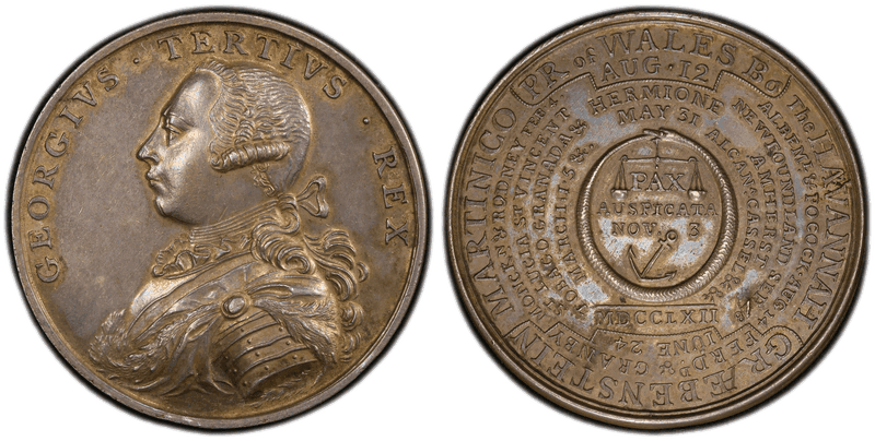 (1762) Silver Medal Betts-441, Victories of 1762