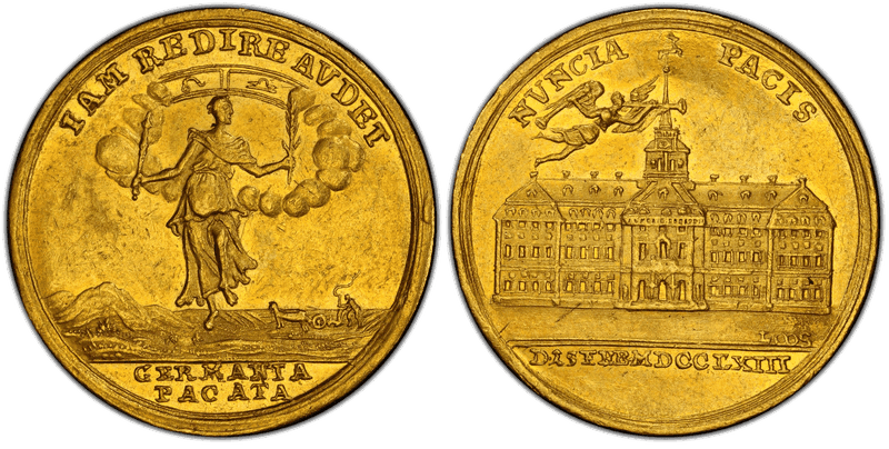 (1763) Gold Medal Betts-447, Messenger of Peace