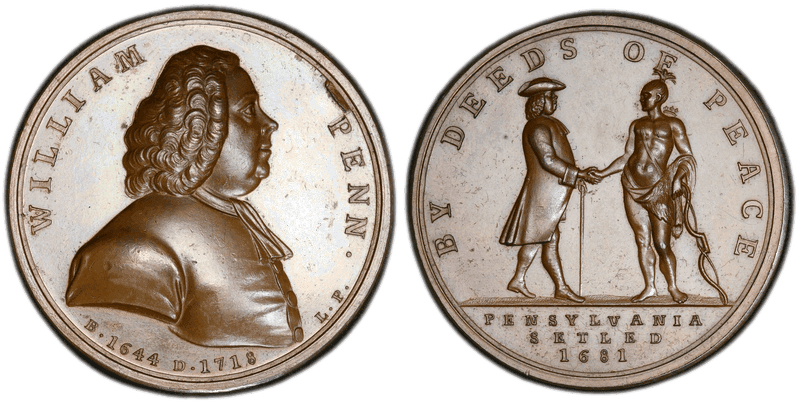 (1775) Bronze Medal Betts-531, Deeds of Peace