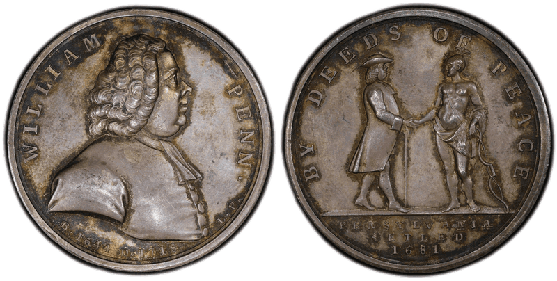 (1775) Silver Medal Betts-531, Deeds of Peace
