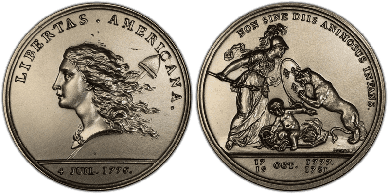 (1776) Silver Libertas Americana Medal - 2005 Restrike