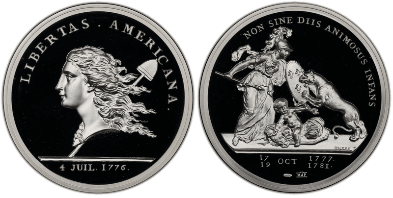 (1776) Libertas Americana Medal - 1oz Silver Paris Mint 2020 Restrike