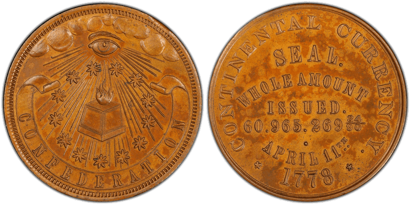 1778 HK-866a, Confederation Dollar