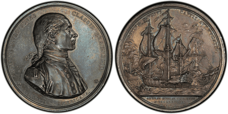 (1779) Silver Medal J-NA-1, John Paul Jones
