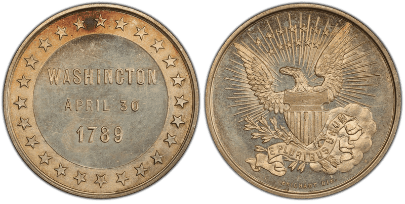 "1789" Silver Medal Washington, Brichaut Series