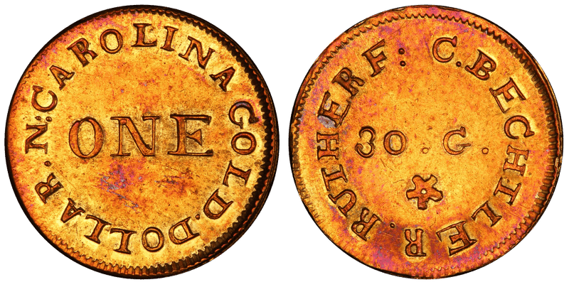 Christopher Bechtler One Dollar Gold Pieces