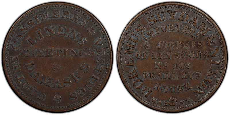 (1832-33) Copper Token HT-253, Doremus, Suydam & Nixon NY