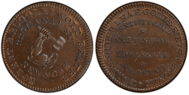 (1832-35) Copper Token HT-307, Robert B. Ruggles NY