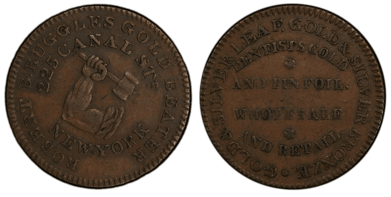 (1832-35) Copper Token HT-307A, Robert B. Ruggles