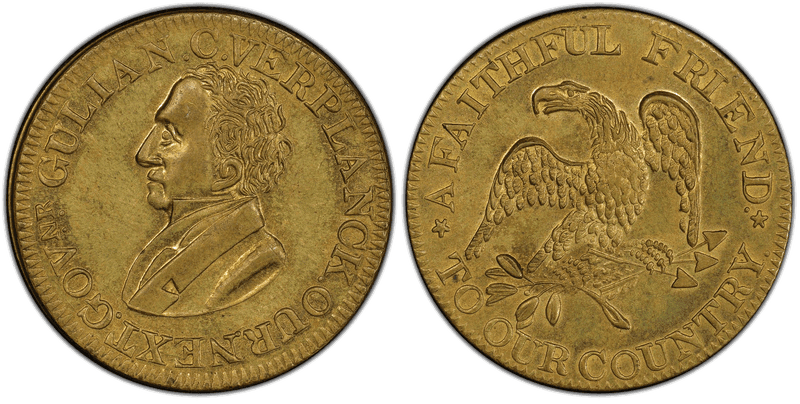(1834) Token HT-30, Gulian Verplanck