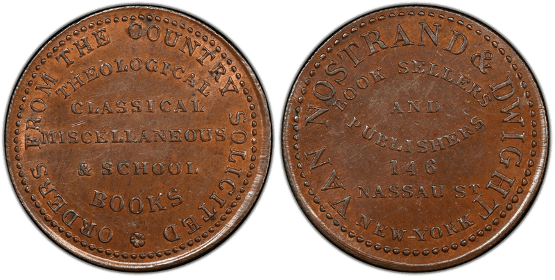 (1835-37) Copper Token HT-336, Van Nostrand & Dwight NY