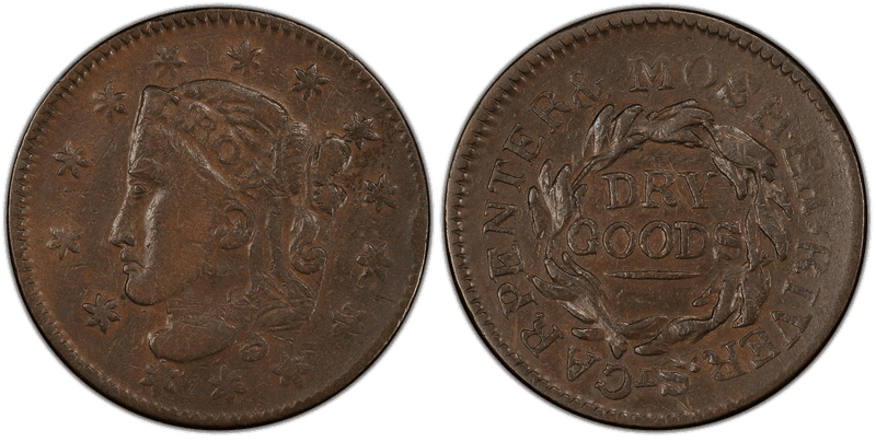 (1835) Copper Token HT-359, Carpenter & Mosher NY