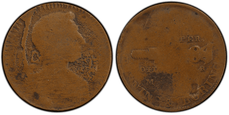 (1835) Copper Token HT-369, N. Starbuck & Son NY