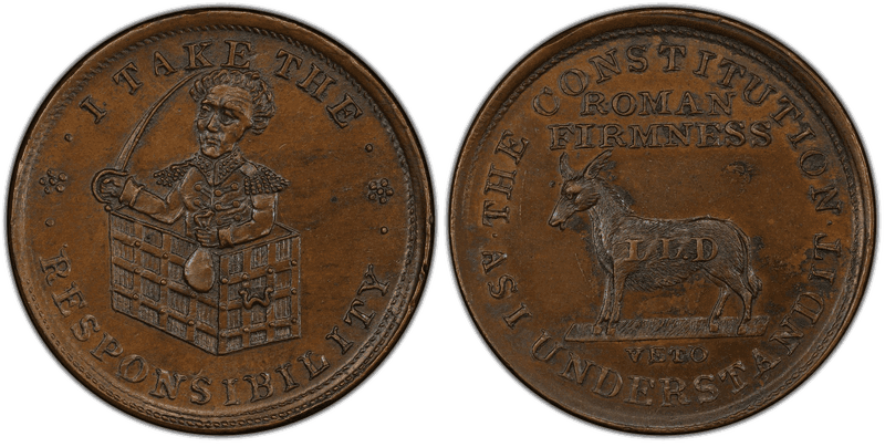 (1837-42) Token HT-72, I Take The Responsibility