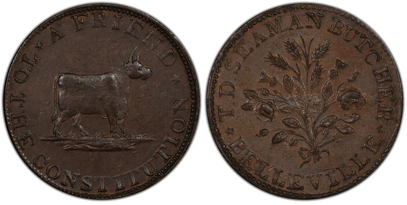 (1837) Token HT-204B, T.D. Seaman NJ