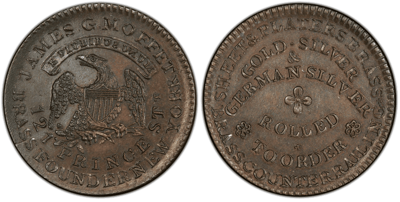 (1837) Token HT-297, James G. Moffet NY