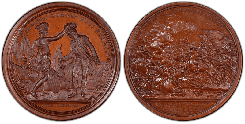 (1839) Bronze Medal J-MI-7, Daniel Morgan Barre Restrike Dies