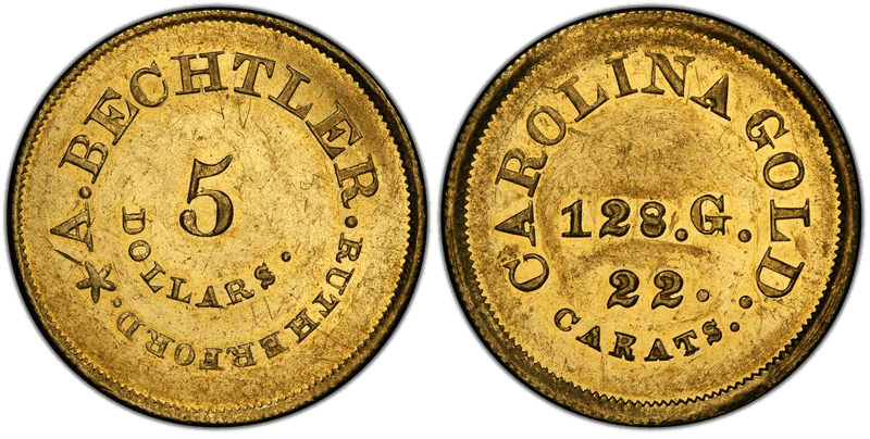Bechtler (North Carolina/Georgia) Gold (1831-1850)