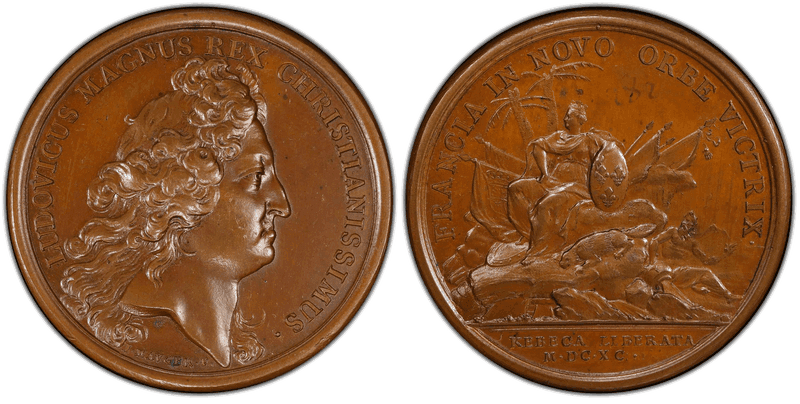 (1845-1860) Bronze Medal Betts-72, Quebec Preserved