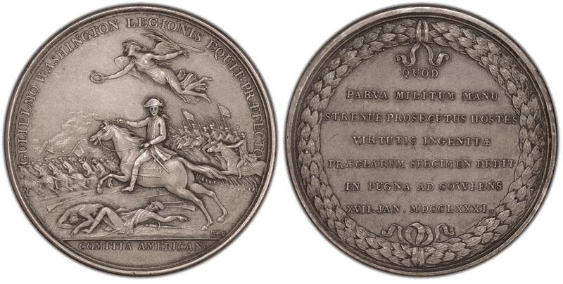 (1845-1860) Silver Medal Betts-594, William Washington Paris Restrike