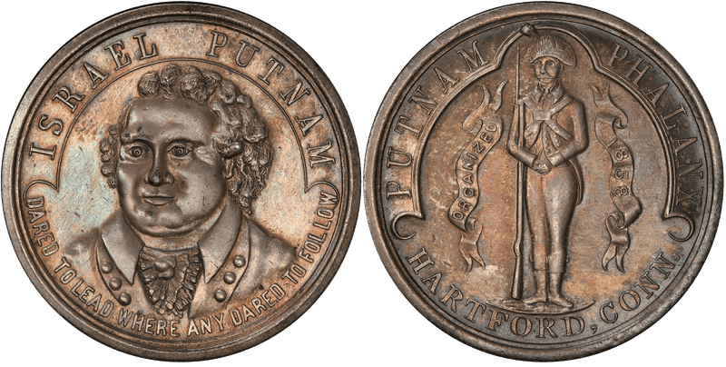 (1858) Medal Israel Putnam Silver 37mm