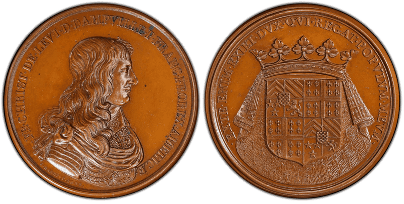 (1860-1879) Bronze Medal Betts-39, Dampville