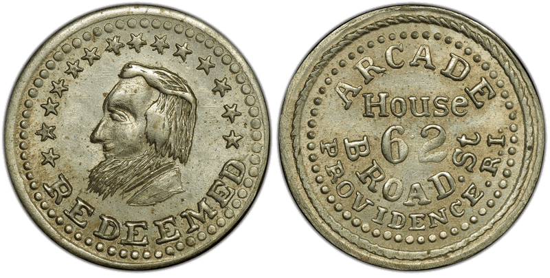 Civil War Store Cards - Rhode Island