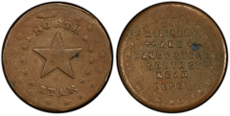 (1861-65) Civil War Store Card F-935A-4a, Owens & Taylor OH