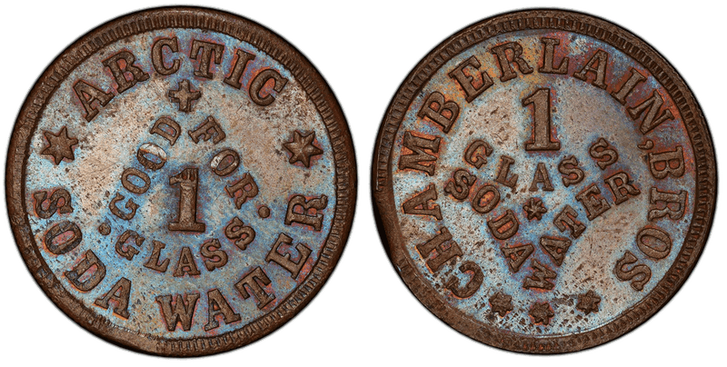 (1861-65) Copper Civil War Store Card F-NC-TN-A