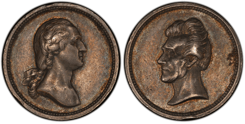 (1862) Silver Medal J-PR-29, Washington-Jackson