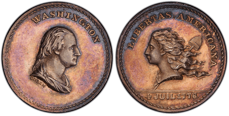 (1867) Medal JAB-M4 Silver Libertas Americana