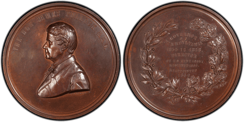(1869) Bronzed Medal J-MT-5, James Pollock