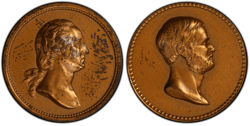 (1870) Bronze Medal J-PR-32c, Washington-Grant