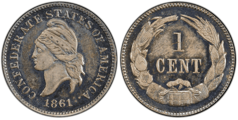 1874 Proof Haseltine Restrike, Silver Cent