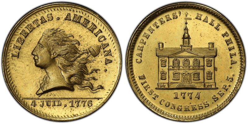(1876) Brass Token Pa-Ph 256, Muled w/ Pa-Ph 229 Obv