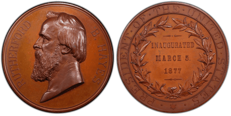 (1878) Bronze Medal J-PR-19, Rutherford B. Hayes