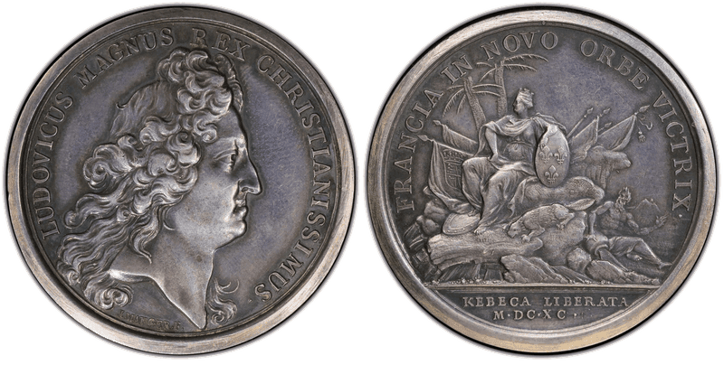 (1880-1898) Silver Medal Betts-68, Quebec Preserved