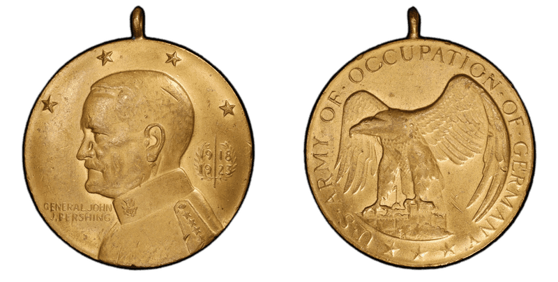 (1945) Medal U.S. Army 32mm Brass Occupation of Germany