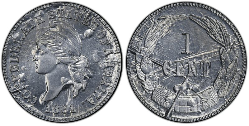 1961 Bashlow Restrike, Aluminum Cent