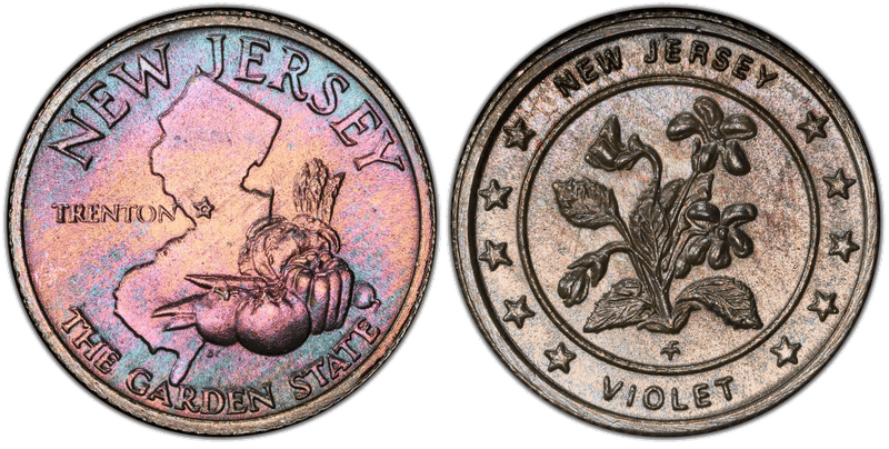 (1969)-FM Silver Medal New Jersey States of the Union