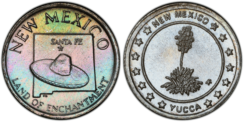 (1969)-FM Silver Medal New Mexico States of the Union