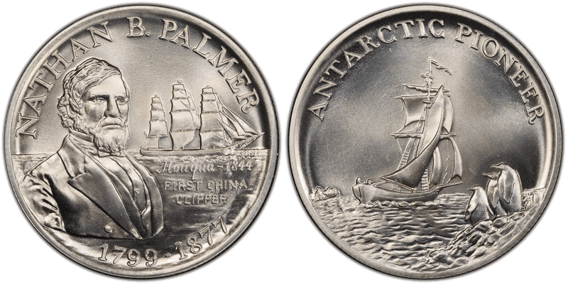 (1970) Silver So-Called Half Dollar, Nathan B. Palmer