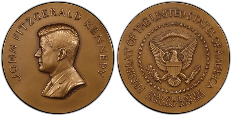 (1974) Silver Medal Gerald Ford Inauguration Gilt Medallic Art Co.