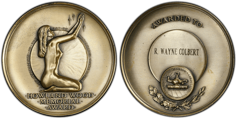 (1984) Medal A.N.A.Howland Wood Memorial Silver 63mm(Regular Strike)